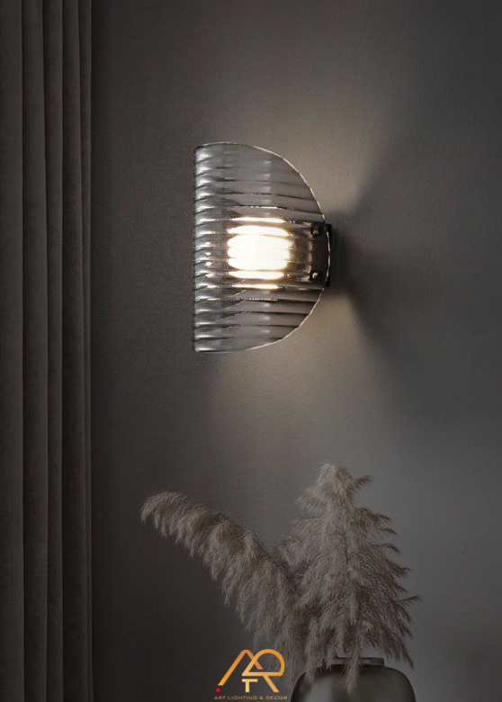 Đèn Tường Trang Trí LUX Glass Wave Wall Lamp ART-8060